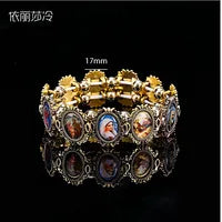 Handmade Jesus Bracelet Virgin Mary Cross Exquisite Random Image Christian Supplies Gift Rosary Bracelet Wholesale