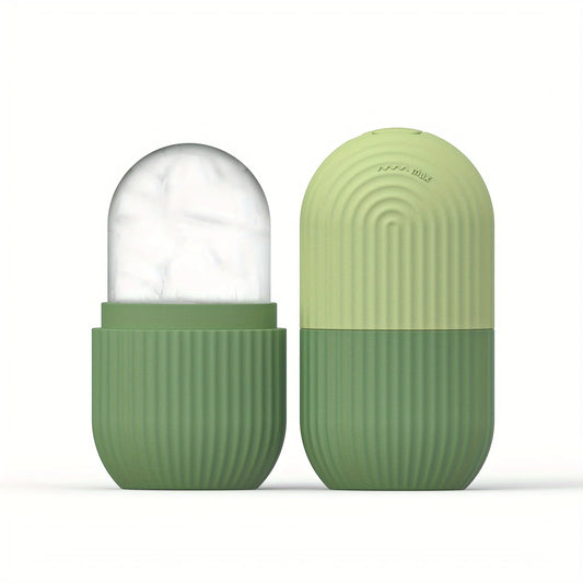 Silicone Ice Roller Massager for Face, Eyes - Natural Skin Care, Cooling and Eliminating Eye Bags, Reusable and Soothing