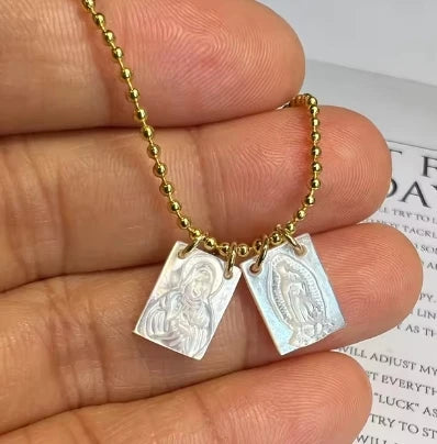 Delicate Cross Pendant Necklaces Shell Jesus Religious Confirmed Memories Jewelr Women's Accessoriessteel Jewelry Wholesale