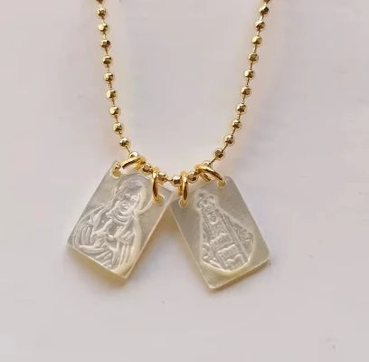 Delicate Cross Pendant Necklaces Shell Jesus Religious Confirmed Memories Jewelr Women's Accessoriessteel Jewelry Wholesale