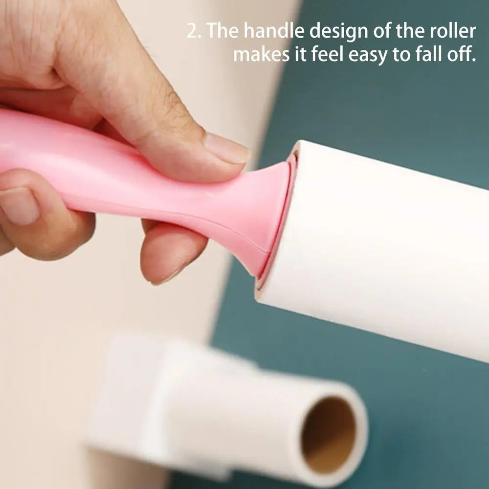 Pet Hair Sticker 40sheets Dog Hair Remover Extra Sticky Comfort Handle Pet Lint Remover Lint Rollers For Pet Hair Couch Car Seat