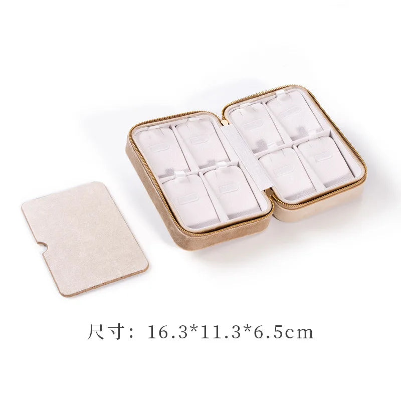 Wholesale Portable Jewelry Organizer Box for Necklace Pendant Earrings Ring Travel Jewelry Case Storage Premium Anti Tangle