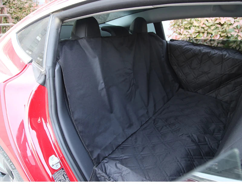 Dog Seat Covers for Back Seat Dog Car Seat for Tesla Model Y 3 2021-2024 Waterproof Pet Seat Cover Protector Car Accessories