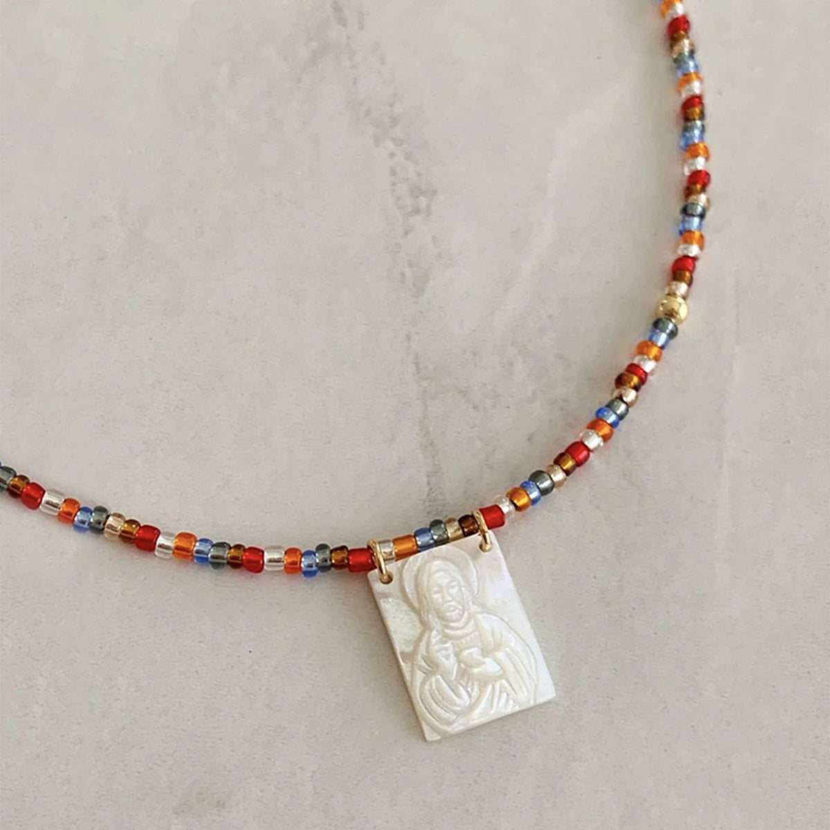 Delicate Cross Pendant Necklaces Shell Jesus Religious Confirmed Memories Jewelr Women's Accessoriessteel Jewelry Wholesale