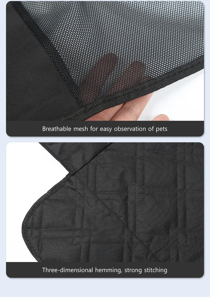 Dog Seat Covers for Back Seat Dog Car Seat for Tesla Model Y 3 2021-2024 Waterproof Pet Seat Cover Protector Car Accessories