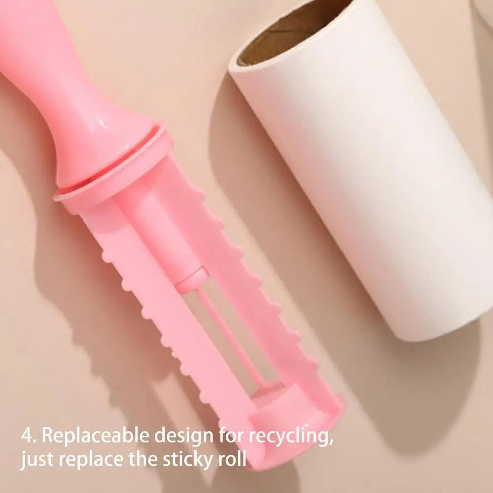 Pet Hair Sticker 40sheets Dog Hair Remover Extra Sticky Comfort Handle Pet Lint Remover Lint Rollers For Pet Hair Couch Car Seat