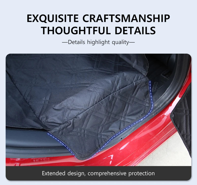 Dog Seat Covers for Back Seat Dog Car Seat for Tesla Model Y 3 2021-2024 Waterproof Pet Seat Cover Protector Car Accessories