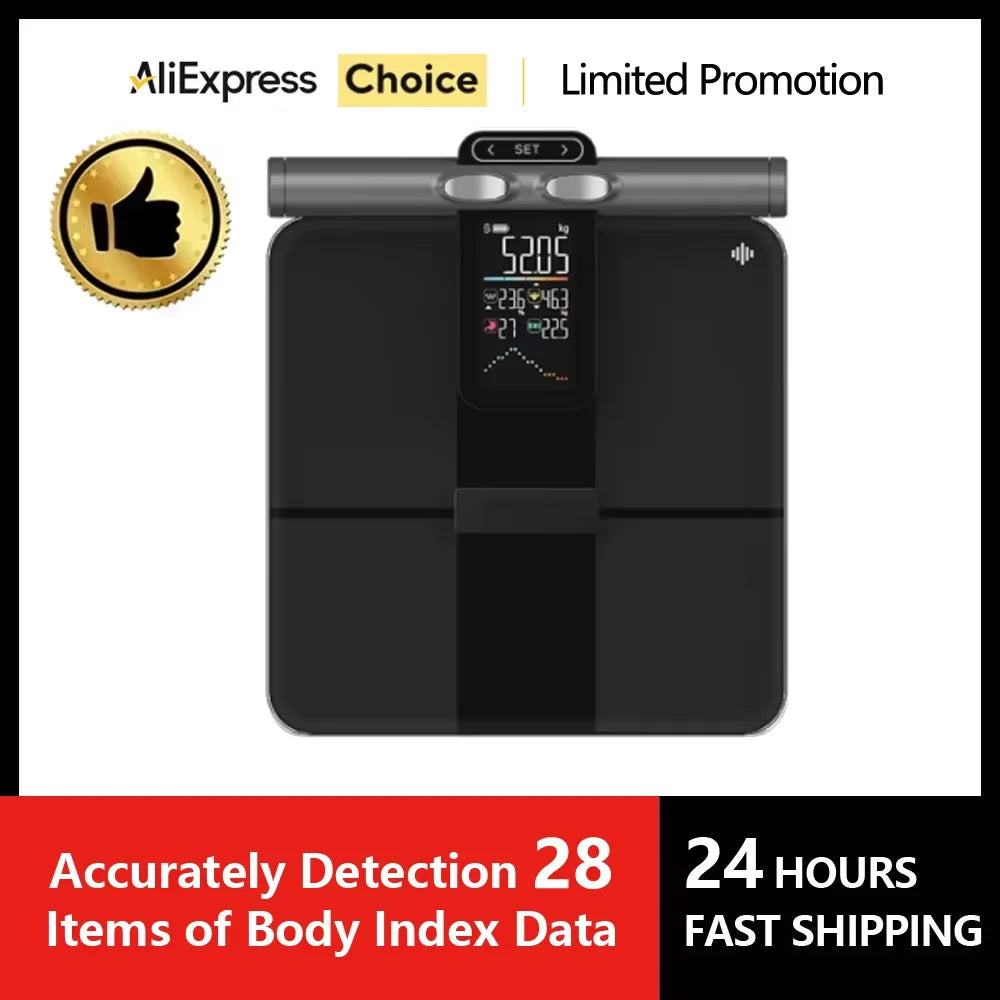 New AI Digital Smart Kitchen Scale 5kg/11lb USB Charge Stainless Steel Food Nutritional Calories Scale Voice Recognition Food
