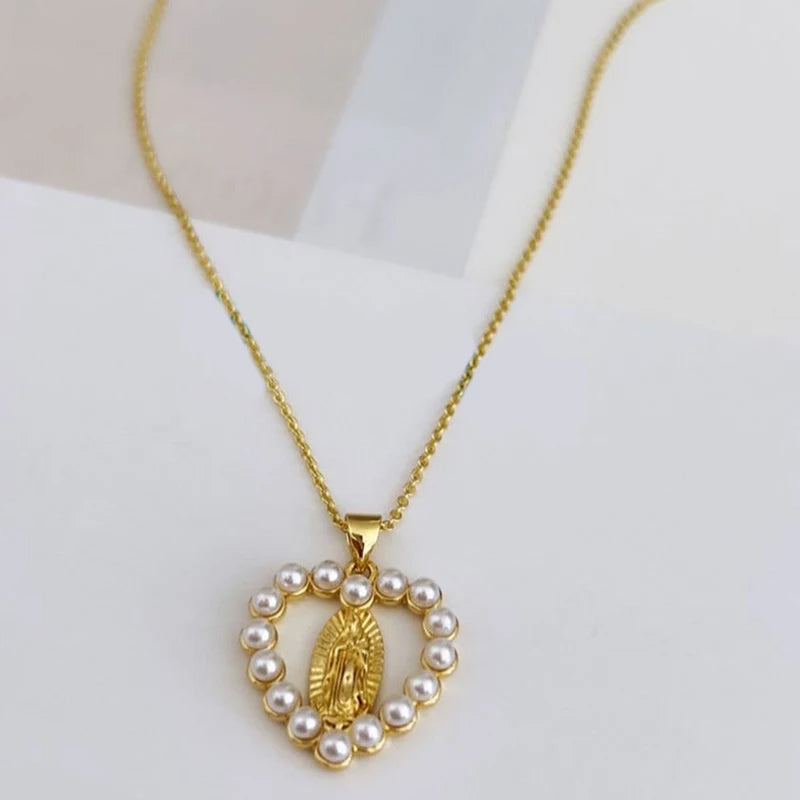 Delicate Cross Pendant Necklaces Shell Jesus Religious Confirmed Memories Jewelr Women's Accessoriessteel Jewelry Wholesale