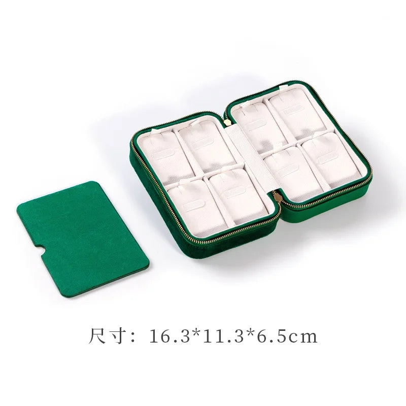Wholesale Portable Jewelry Organizer Box for Necklace Pendant Earrings Ring Travel Jewelry Case Storage Premium Anti Tangle