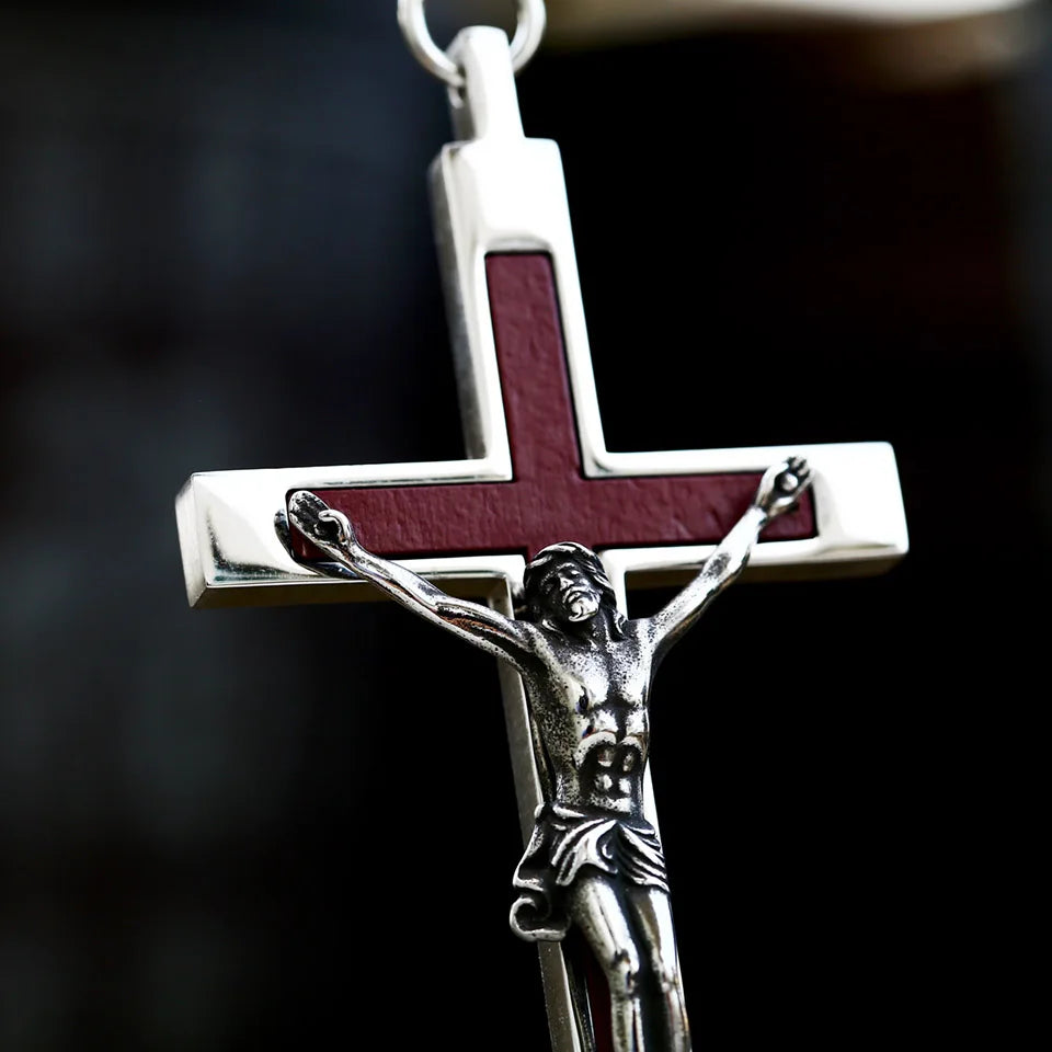 Beier 2022 New Fashion 316L Stainless Steel Jesus cross Pendant Necklace Christian Hip Hop Rock Jewelry Wholesale