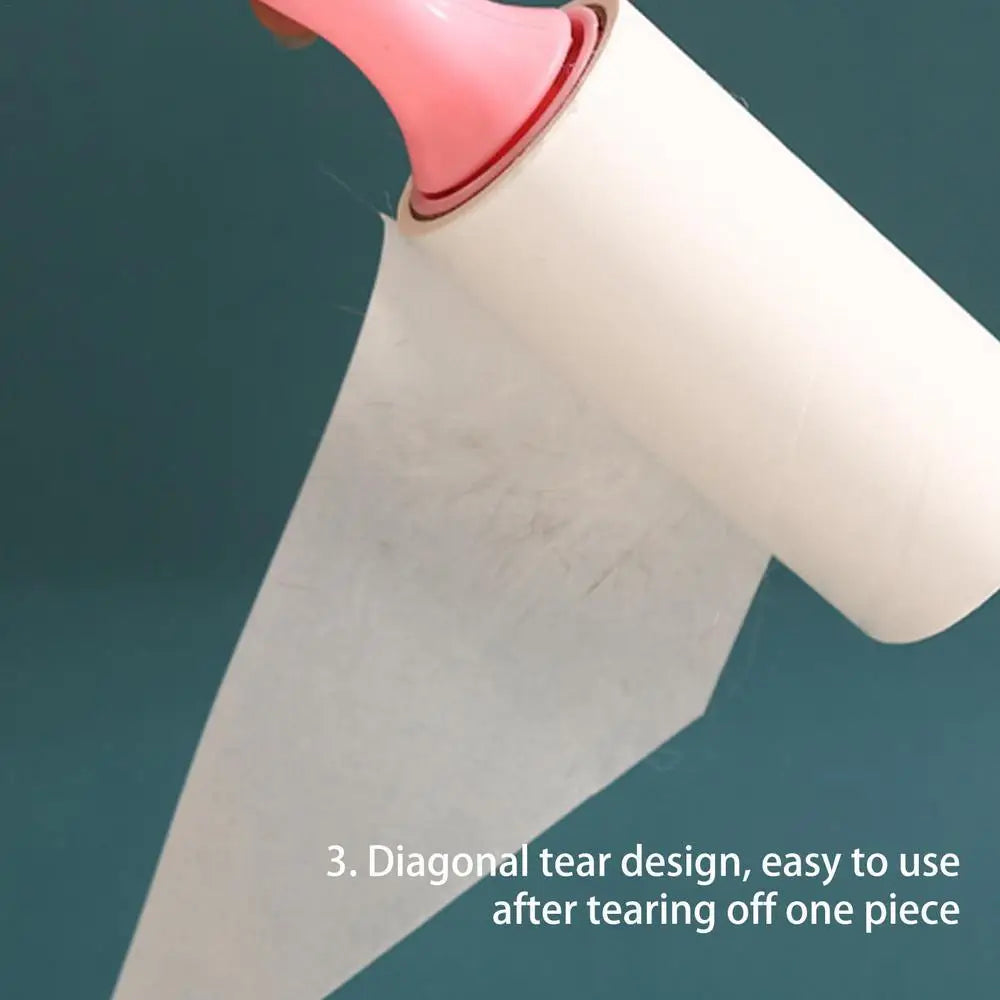 Pet Hair Sticker 40sheets Dog Hair Remover Extra Sticky Comfort Handle Pet Lint Remover Lint Rollers For Pet Hair Couch Car Seat