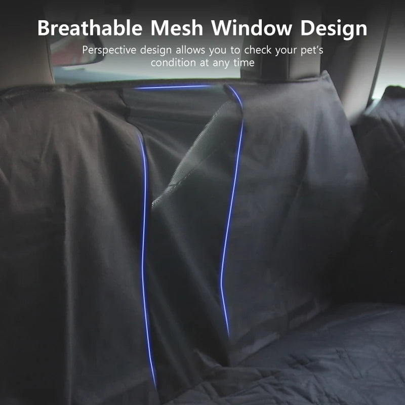 Dog Seat Covers for Back Seat Dog Car Seat for Tesla Model Y 3 2021-2024 Waterproof Pet Seat Cover Protector Car Accessories