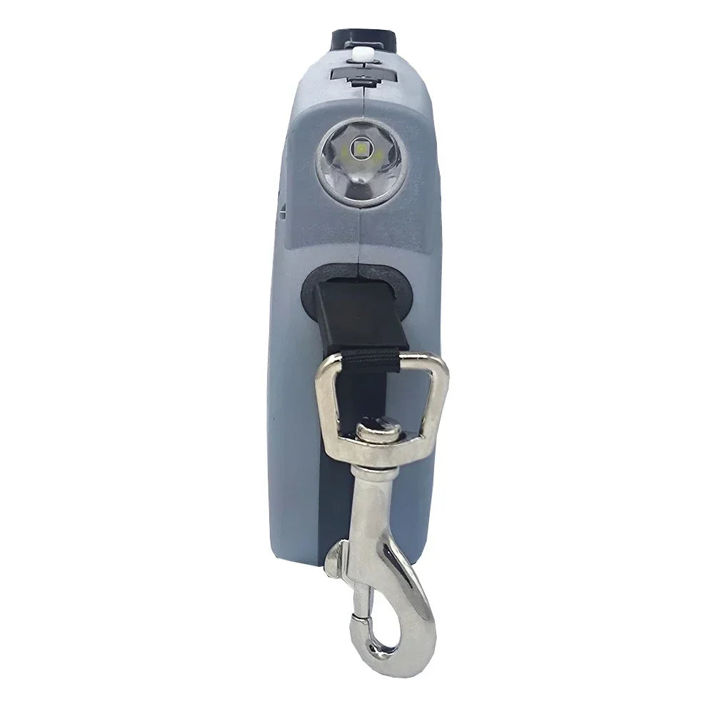 Durable Nylon Automatic Retractable Dog Leash LED Flashlight Night Glowing Design Outdoor Walking Pet Leash Dog Daily Supplies