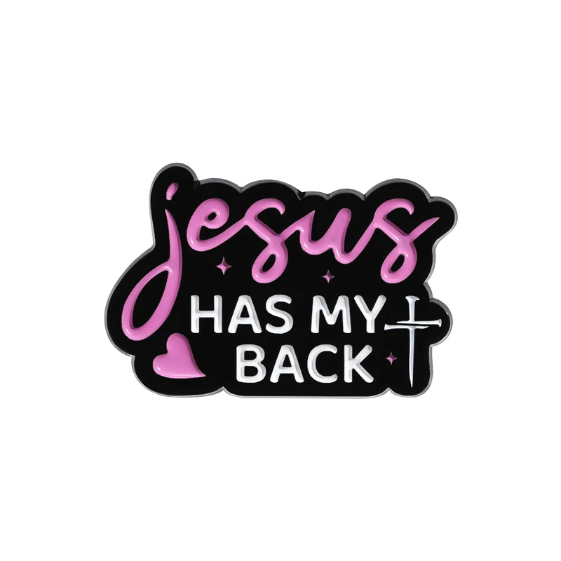 Cartoon Cute JESUS Enamel Pins Christian Clothing Brooch Cute Creative Jesus Lapel Badge Cap Clothes Jewelry Gift Wholesale